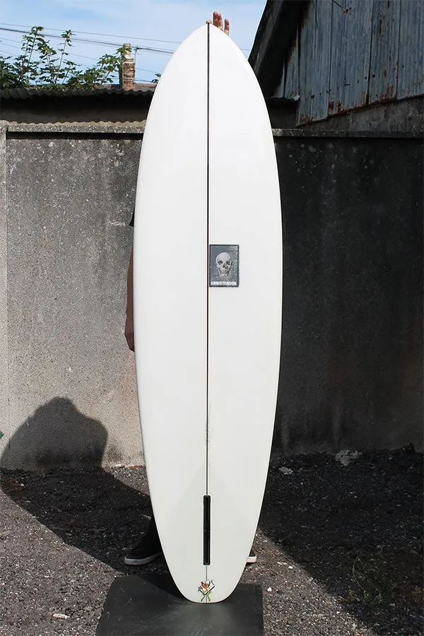 Christenson Flat Tracker Surfboard (Clear/Volan) - 8'0