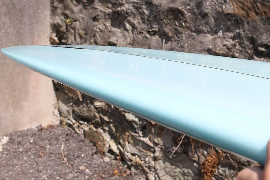 Christenson Flat Tracker Surfboard (Ice Blue Tint) - 7'6