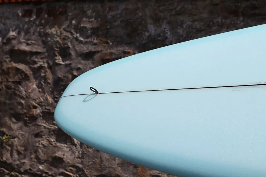 Christenson Flat Tracker Surfboard (Ice Blue Tint) - 7'6