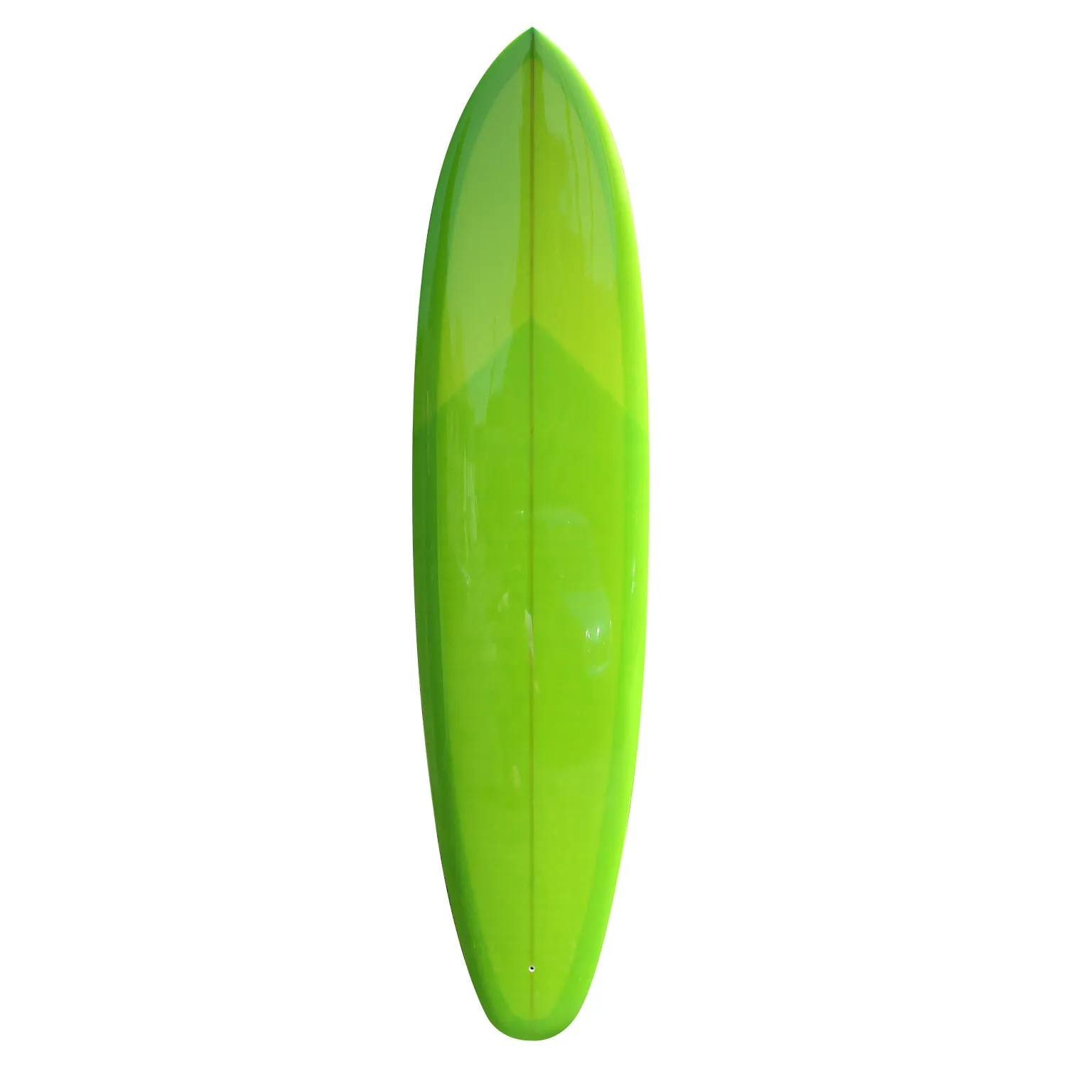 Christenson Flat Tracker Surfboard (Lime Tint) - 7'6