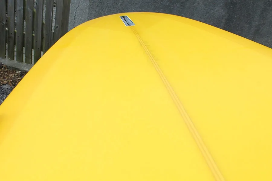 Christenson Flat Tracker Surfboard (Yellow Tint) - 8'0