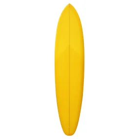 Christenson Flat Tracker Surfboard (Yellow Tint) - 8'0