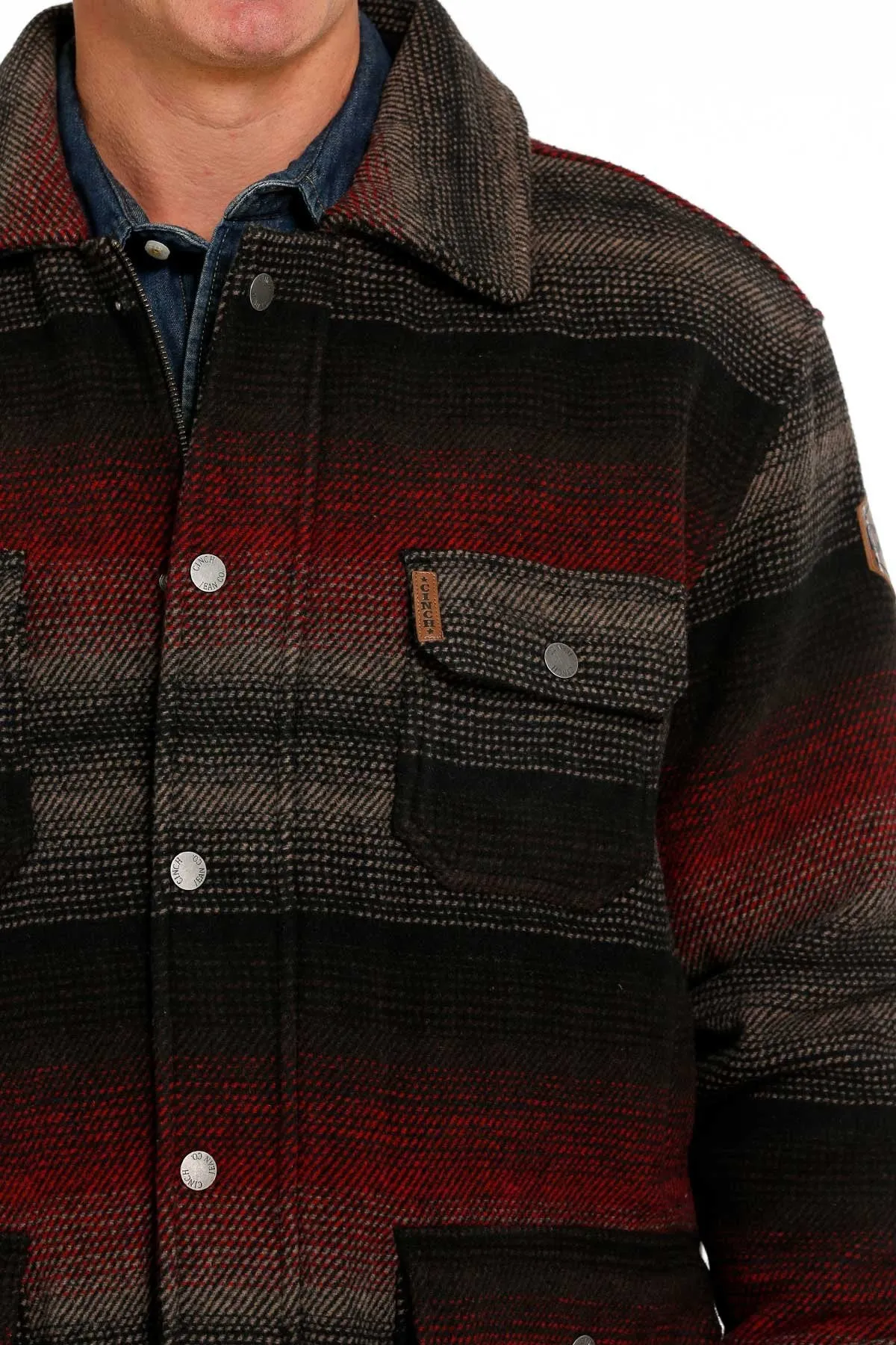 Cinch Men's Twill Jacket for Frontier Style