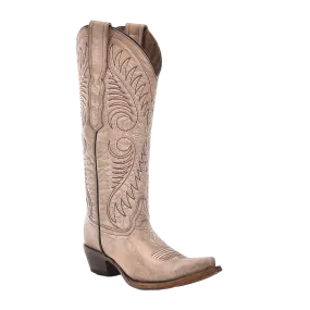 Circle G By Corral Ladies Sand Cowhide Leather Western Boots L6116