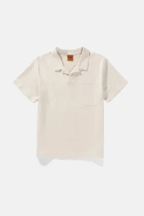 Classic Terry Cloth Polo Shirt - Beige