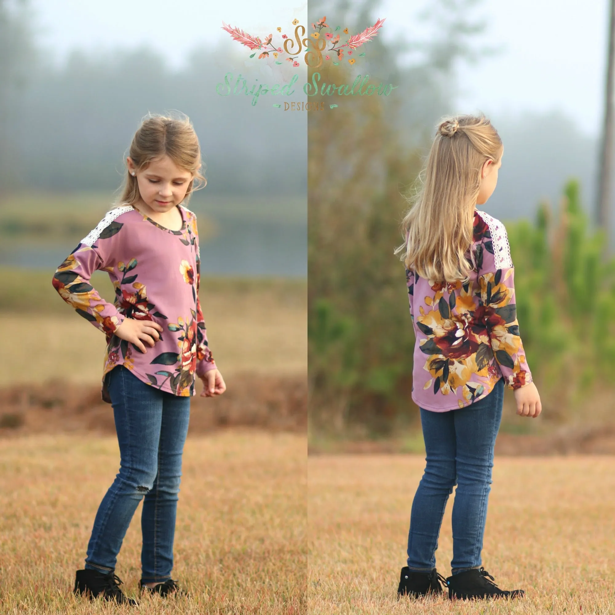 Cloud 9 Tee Pattern Girls 2T-14 Years PDF