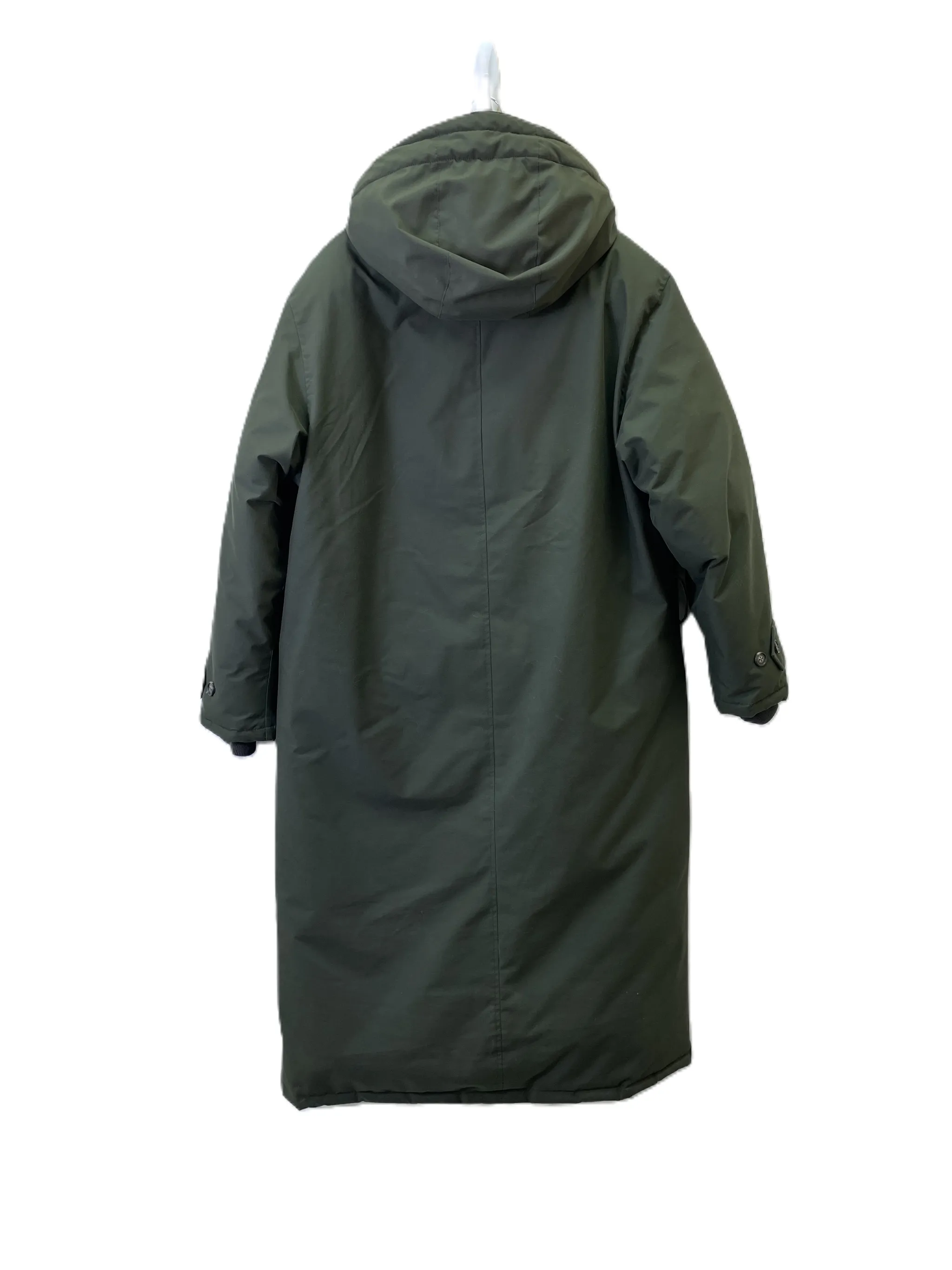 Lands End Green Puffer Coat, Size M