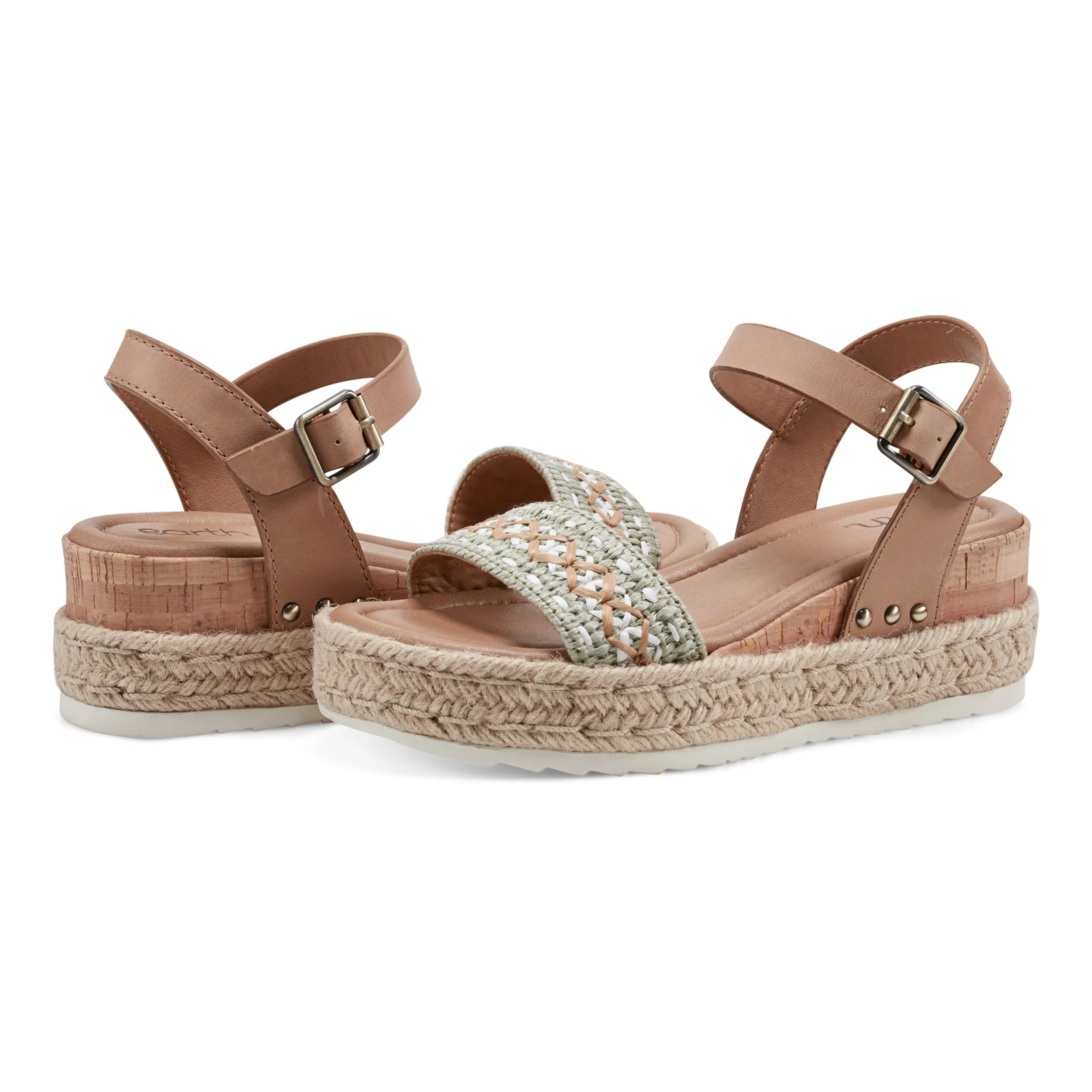 Collins Platform Wedge Ankle Strap Sandals