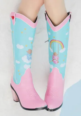 Colorful Western Style Boots