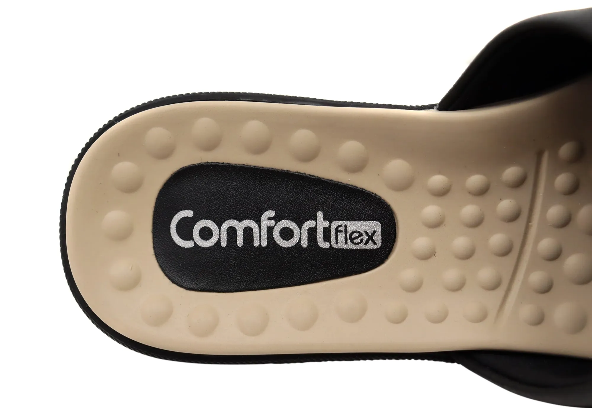 Comfortflex Samantha Womens Leather Slides Sandals Made In Brazil