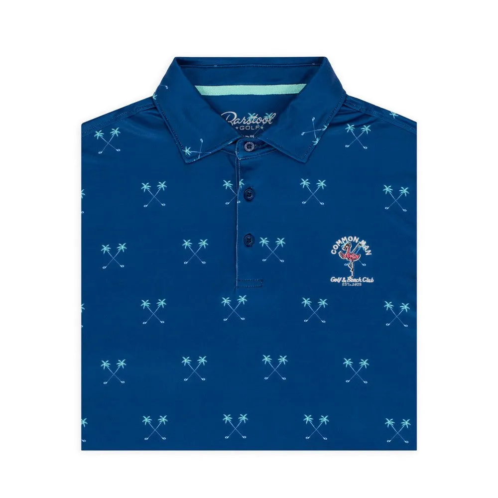 Common Man Golf & Beach Club Printed Polo