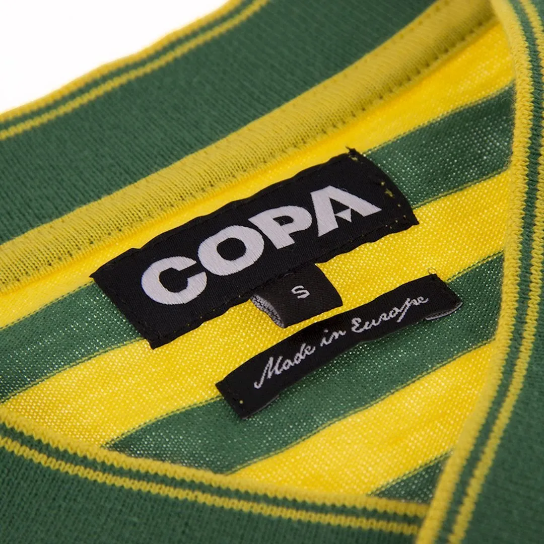 COPA Football - Brazil Retro Football Shirt 1984 + Zico 10 (Photo Style)