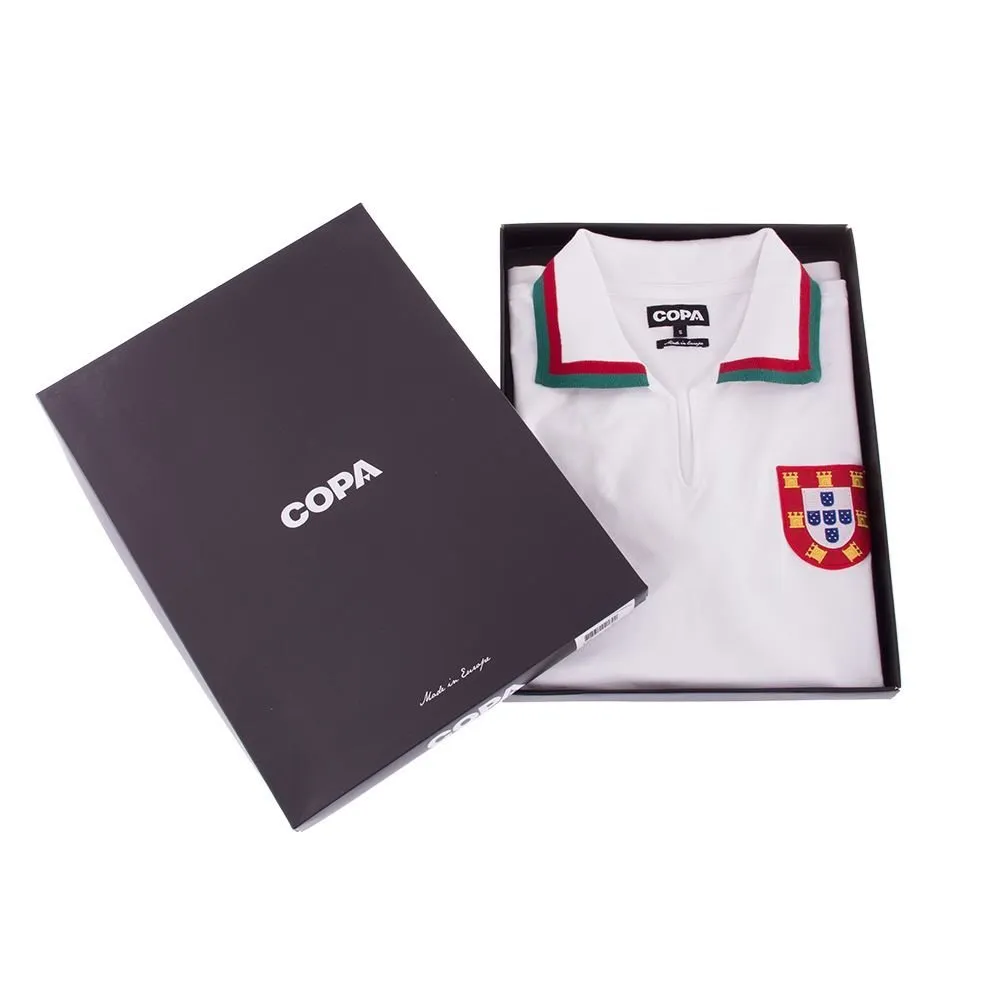 COPA Football - Portugal etro Footbaal Shirt Away 1972 + Ronaldo 7 (Photo Style)