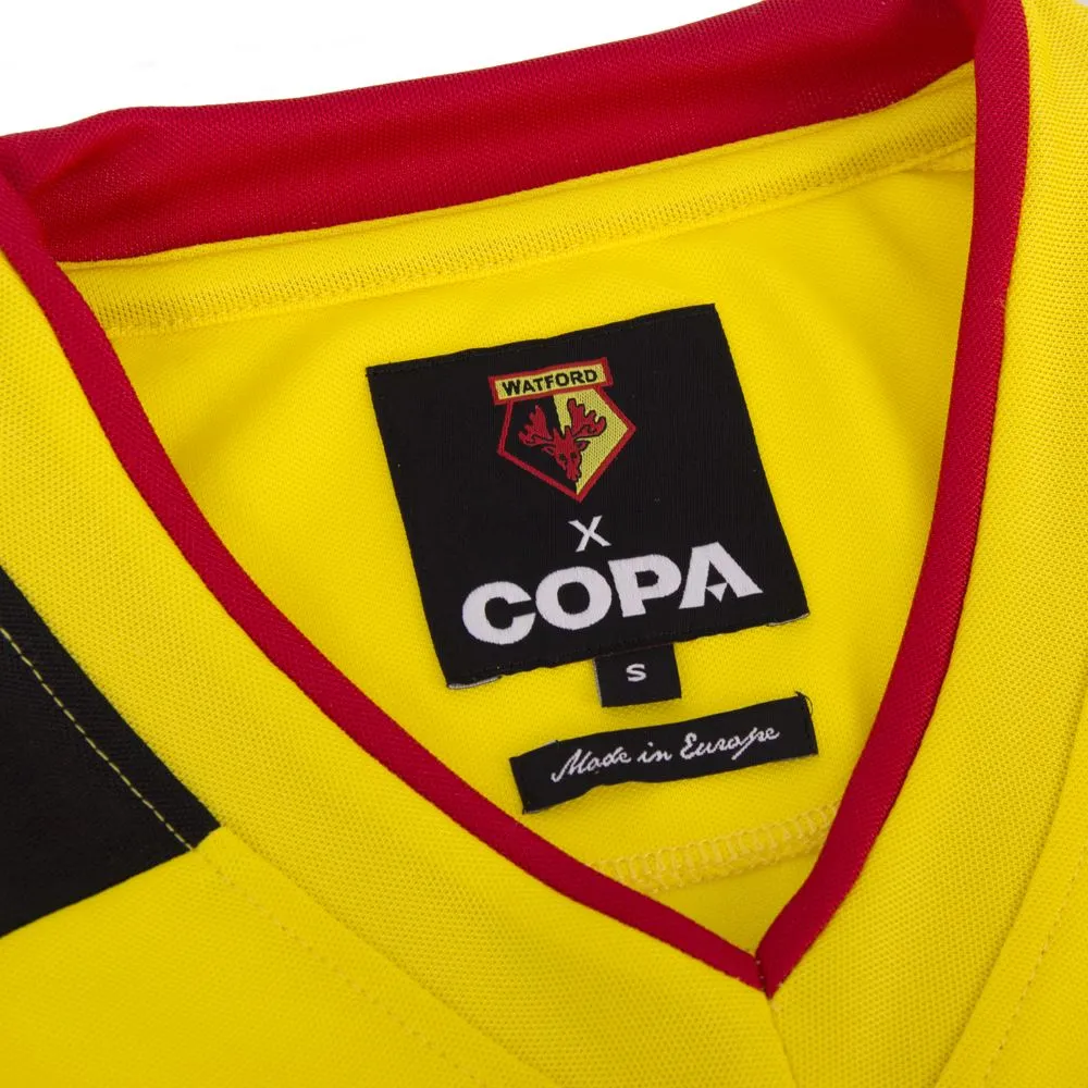 COPA Football - Watford FC Retro Football Shirt 2012-2013 + Deeney 9