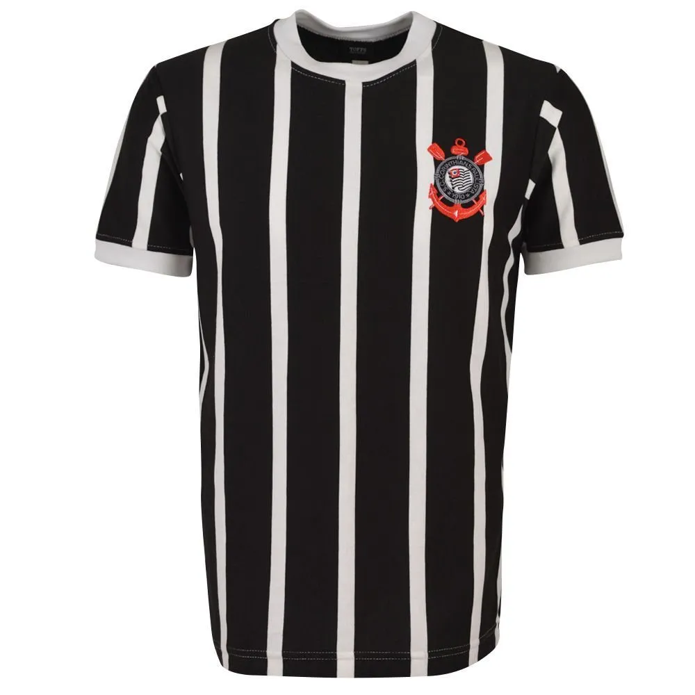 Corinthians Democracia Corinthiana Retro Football Shirt + Number 8 (Socrates) 