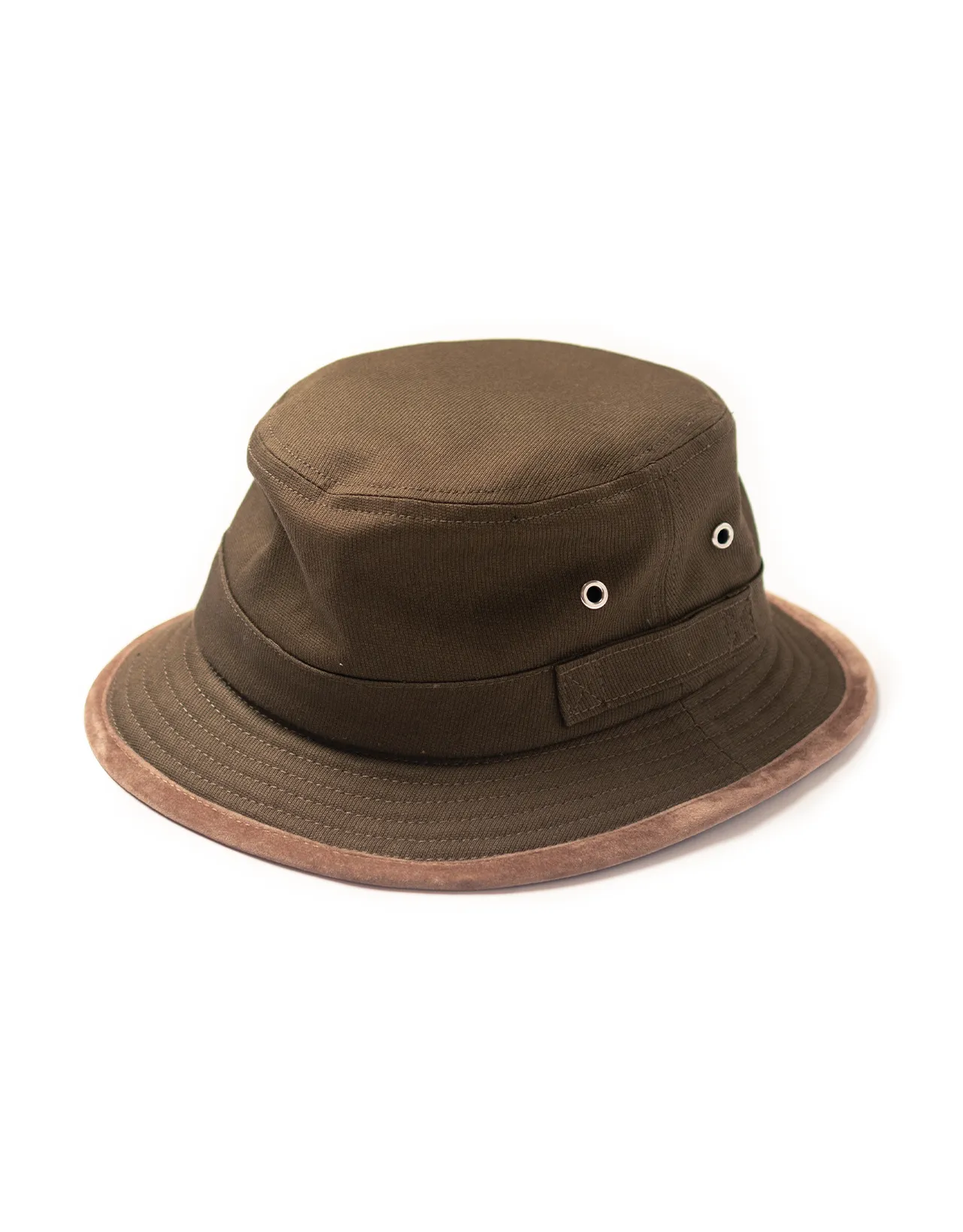 COTTON DUCK BUCKET HAT- OLIVE