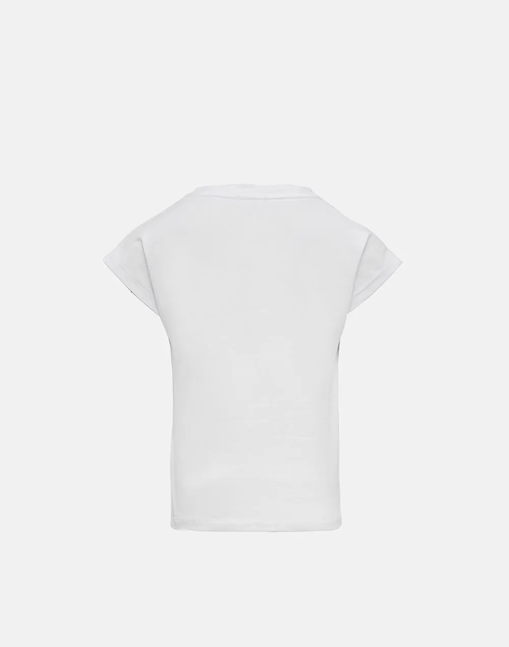 Cotton Sleeveless Cropped Jersey T-Shirt