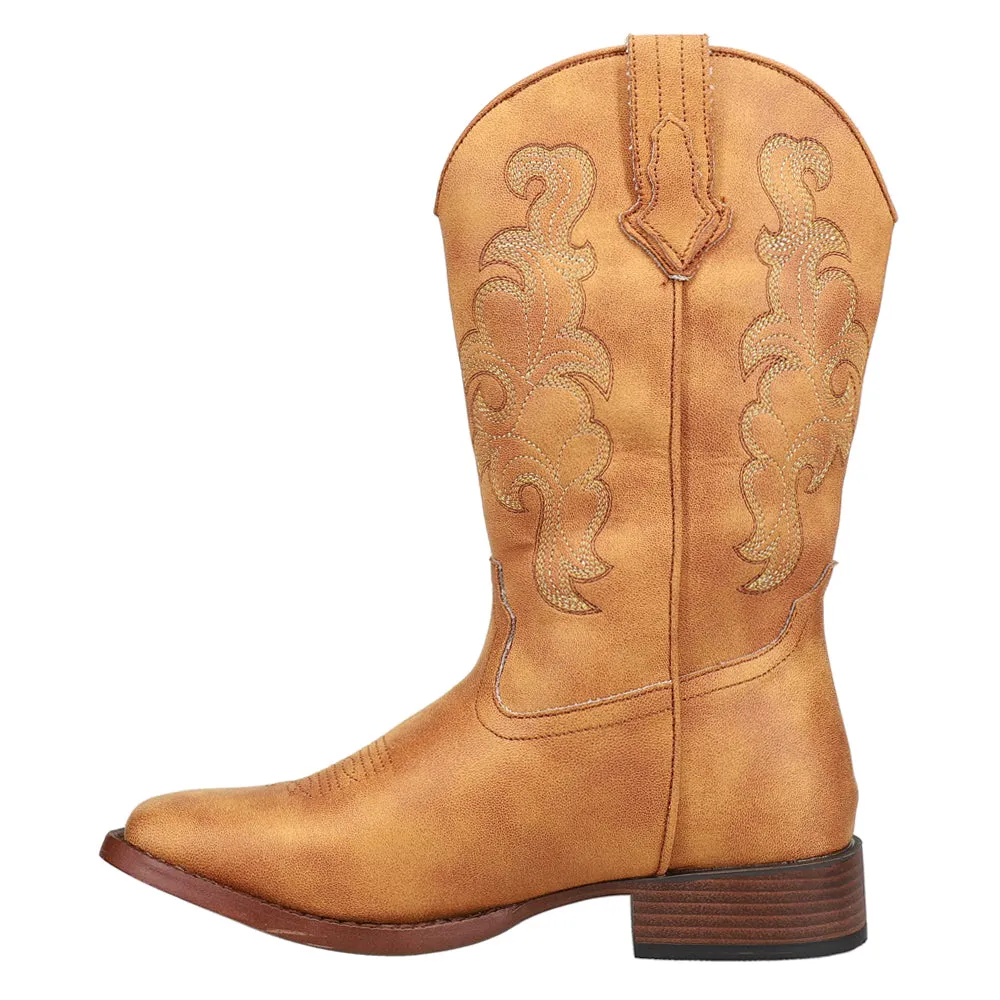 Cowboy Classic Embroidery Square Toe Cowboy Boots