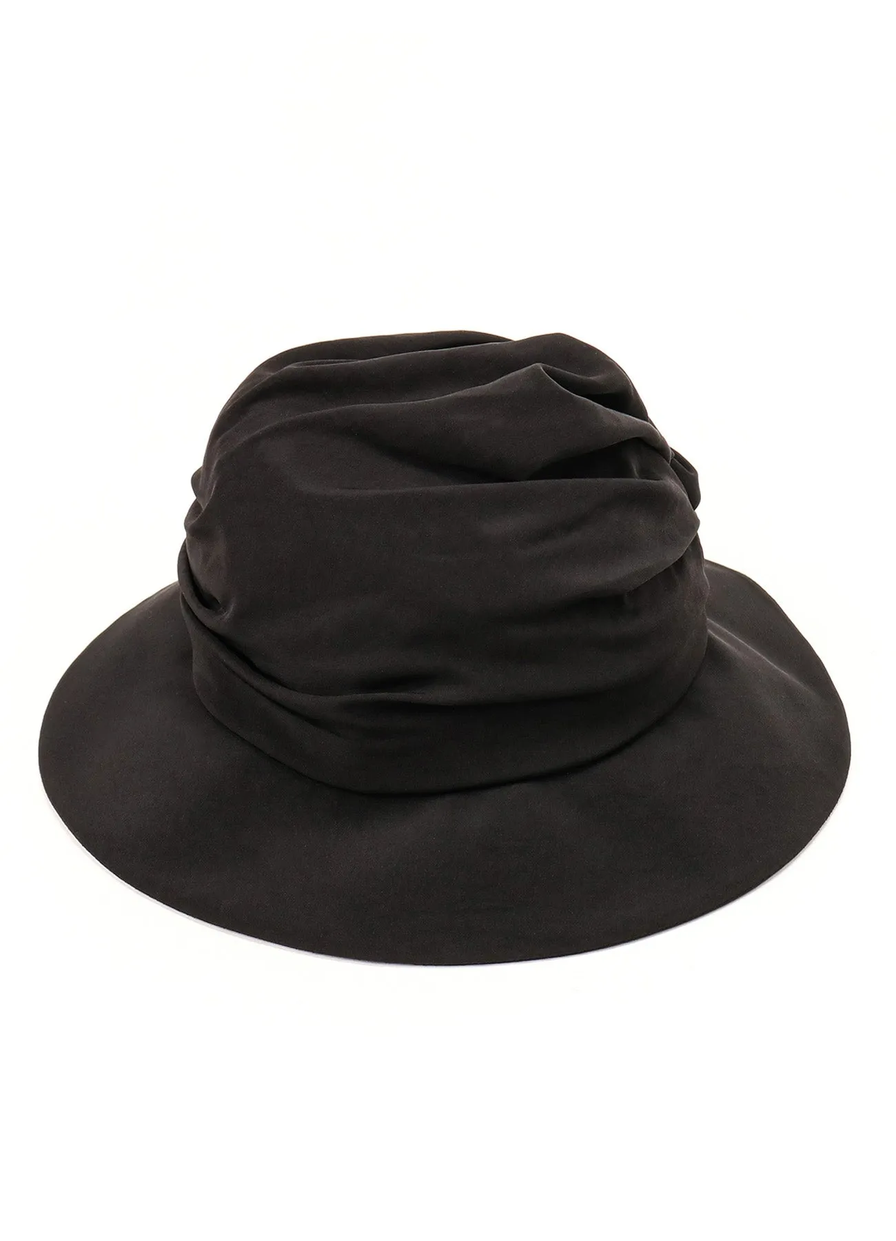 CREPE de CHINE DRAPE TUCKED HAT