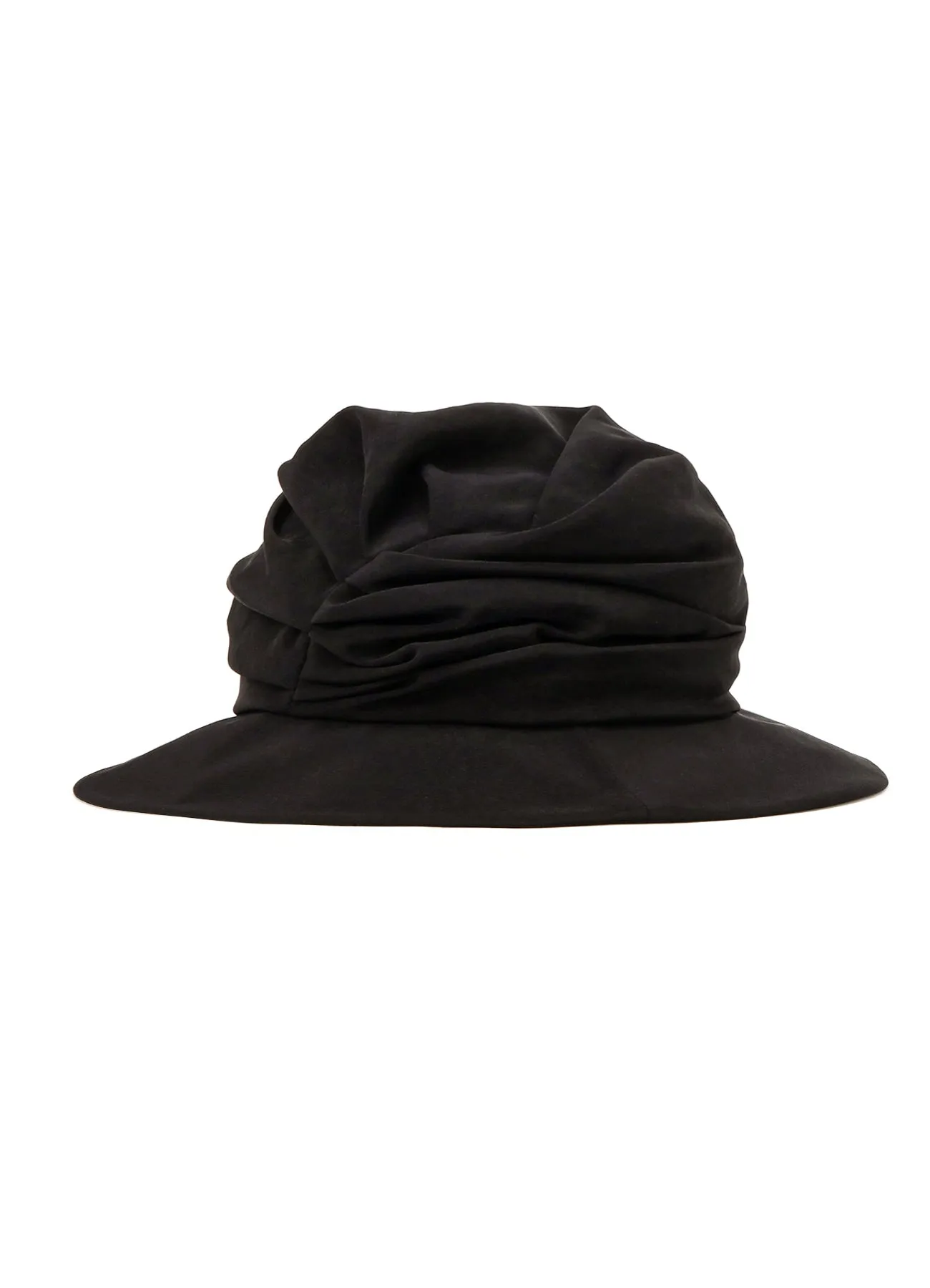 CREPE de CHINE DRAPE TUCKED HAT