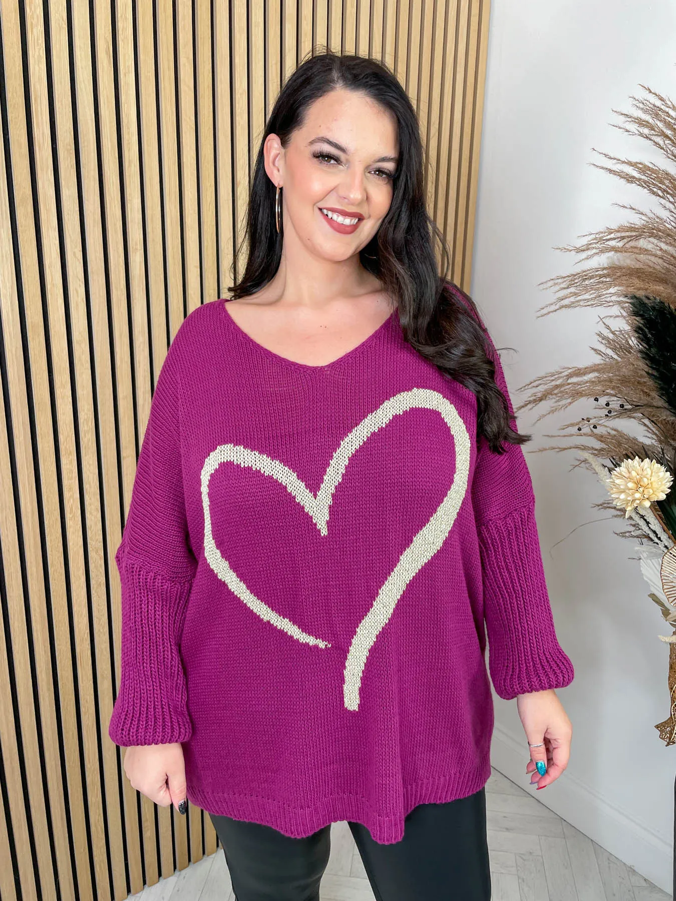 CURVE Analeah Heart Knit - 2 Colours