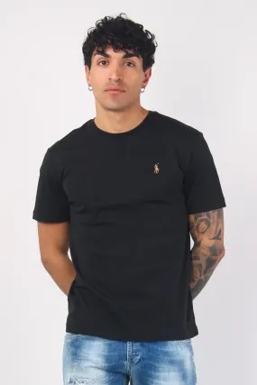 Custom Black Cotton T-shirt