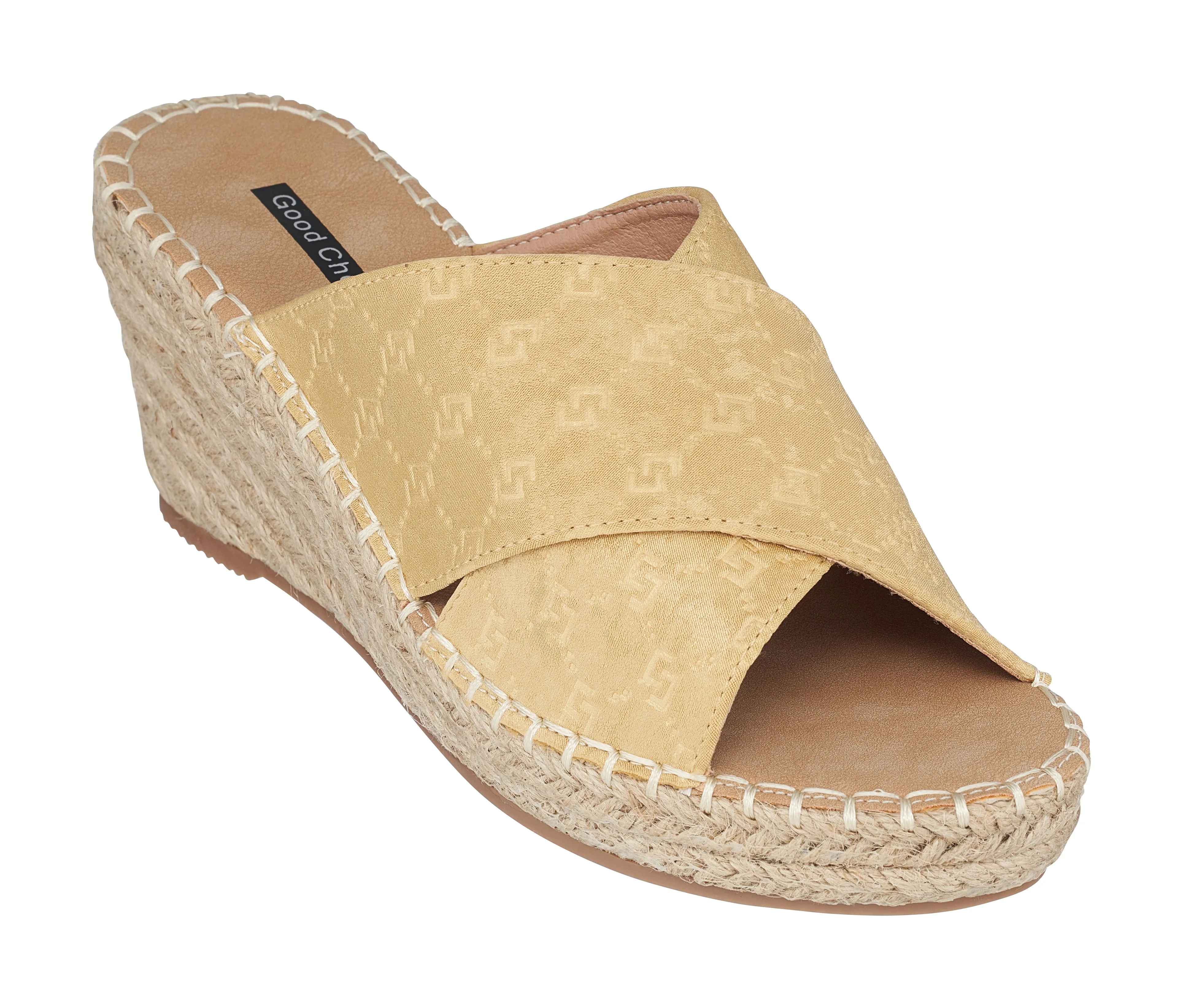 Darline Yellow Espadrille Wedge Sandals