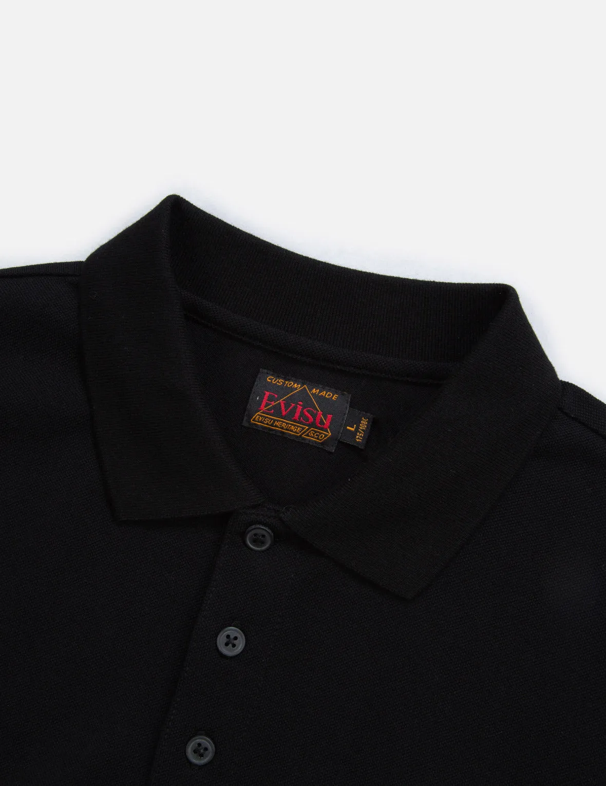 Daruma Embroidered Polo Shirt