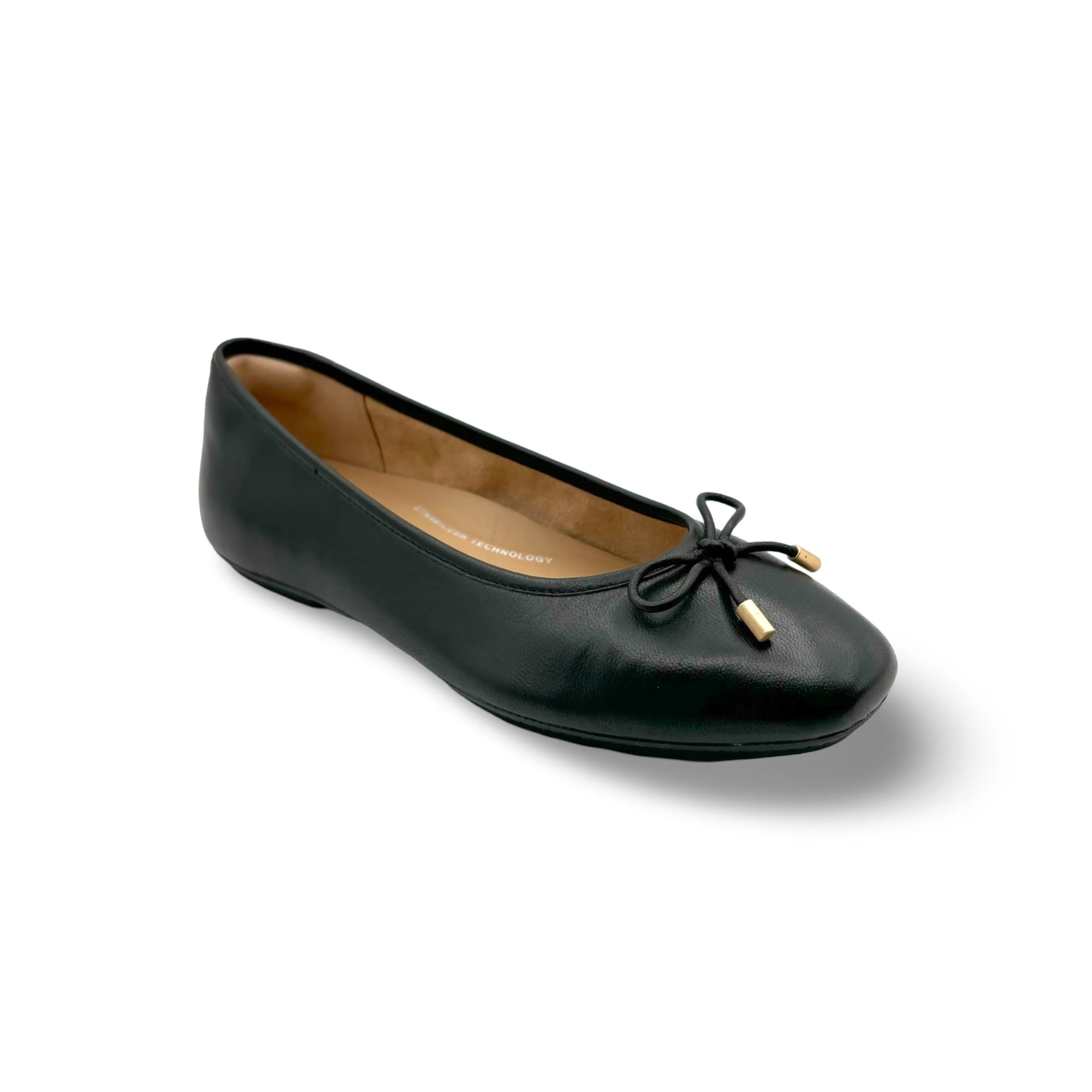 Delicato Black Ballet Flat