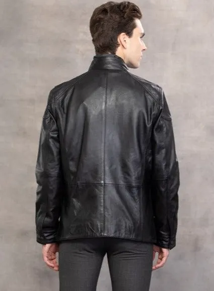 Dennis Men's Lambskin Utility Jacket