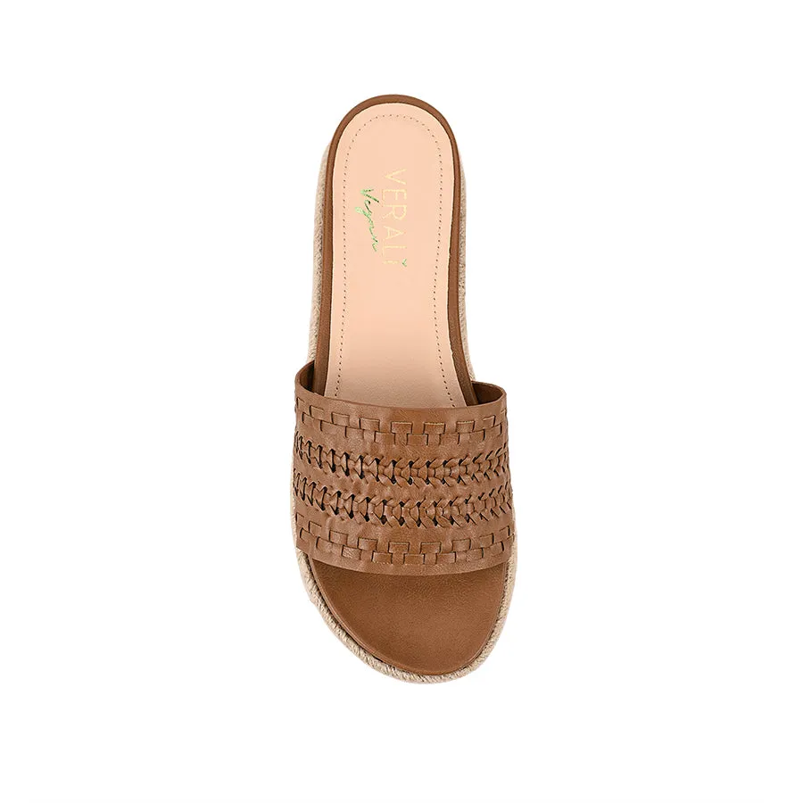 Denver Footbed Slides - Tan