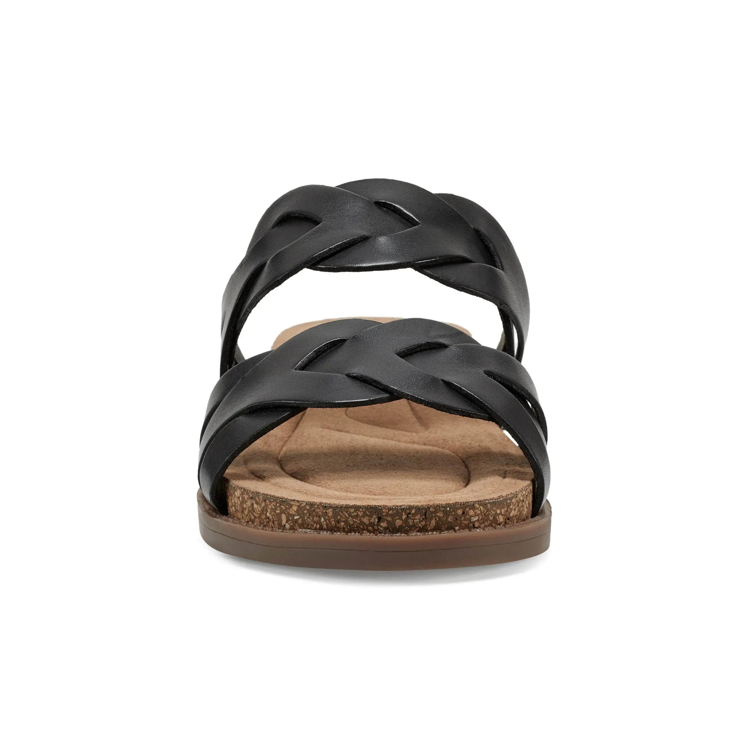 Desty Round Toe Woven Casual Slip-on Sandals