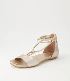 DJANGO & JULIETTE Jazzie Platino Leather Sandals