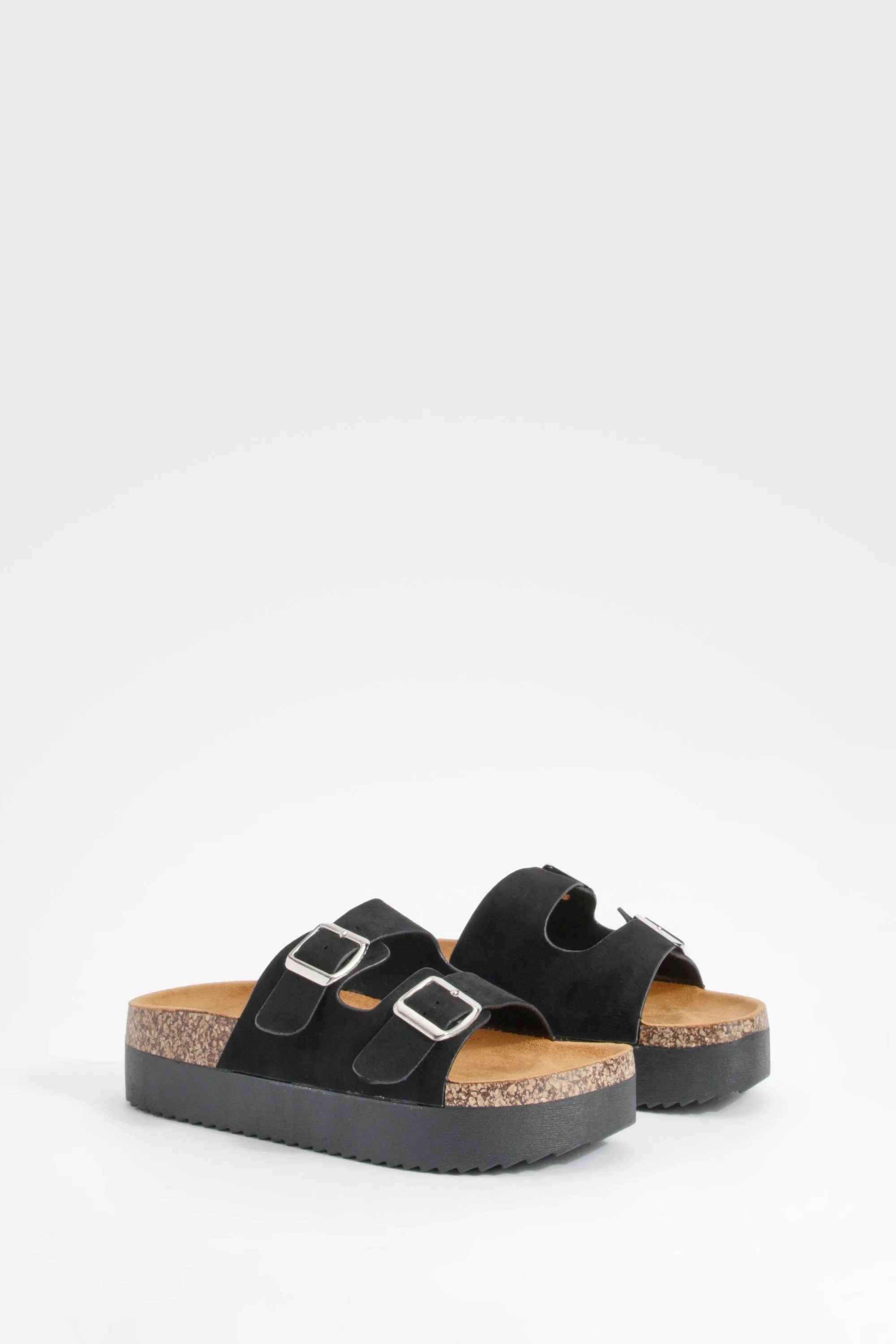 Double Strap Platform Slides