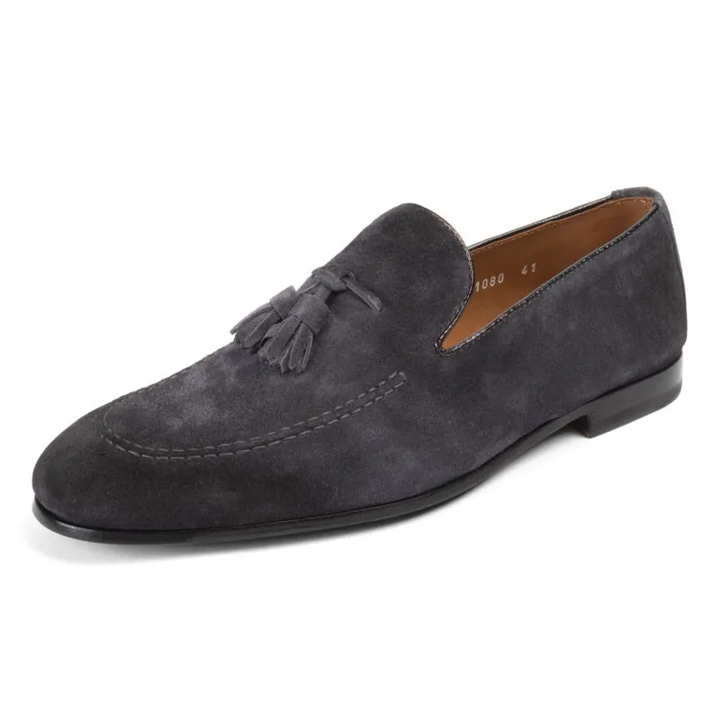 Doucal's Tassel Loafers in Suede - Shop Now