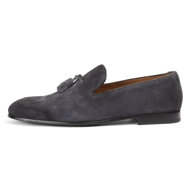 Doucal's Tassel Loafers in Suede - Shop Now