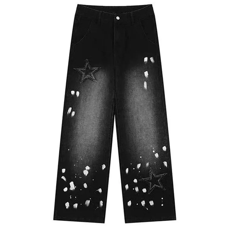 Downtown Girl Black Star Jeans