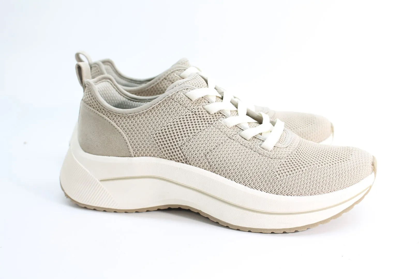 Dr. Scholl's Wannabe Knit Women's Lt Taupe Knit Sneakers Floor Sample