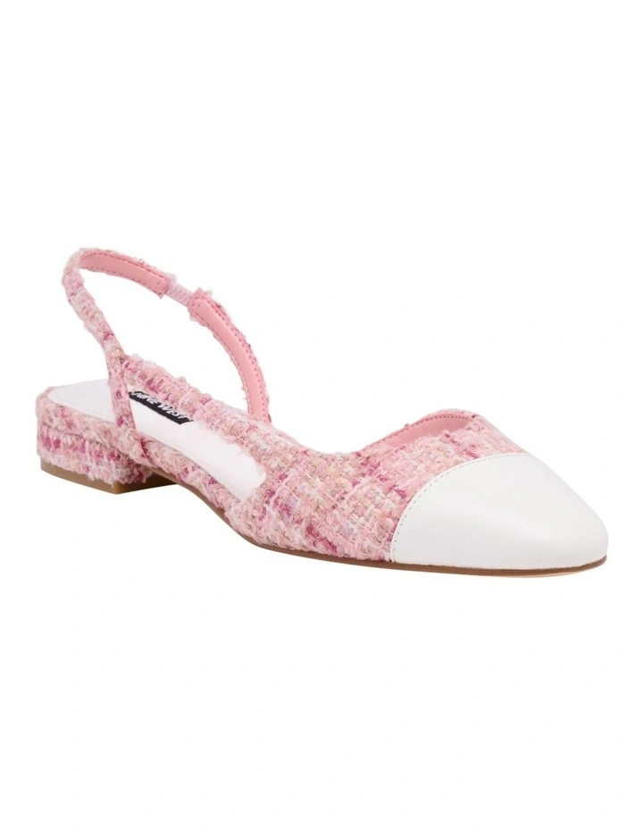 Dresa Slingback Flat in Pink