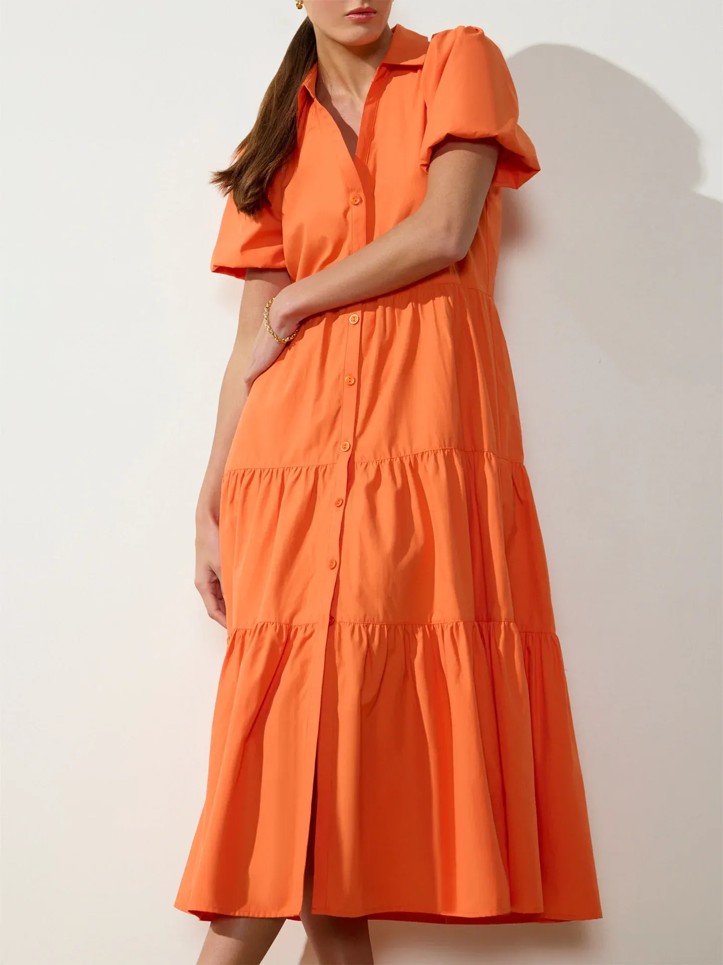 Dress in Tangerine named HAVANA