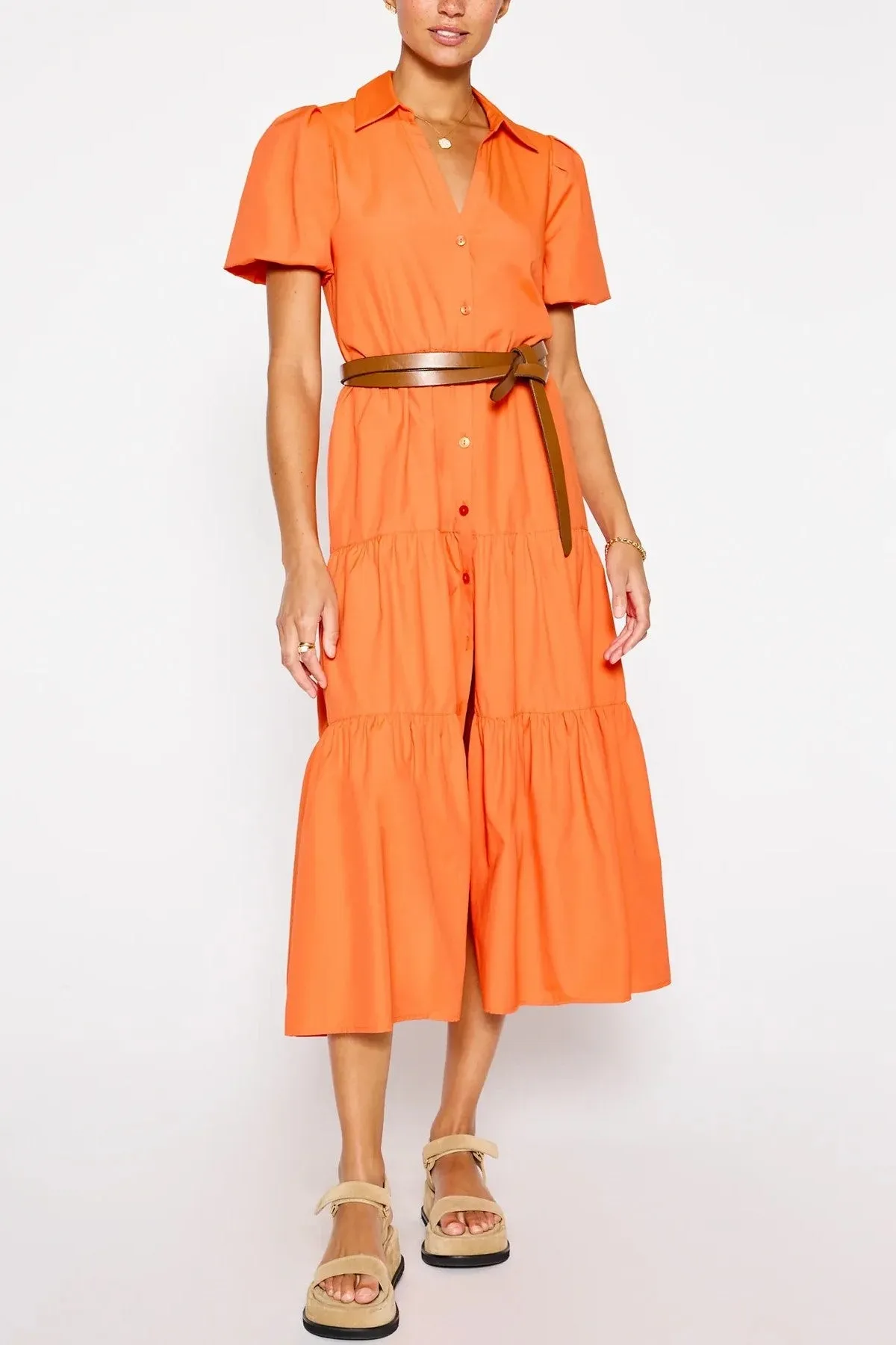 Dress in Tangerine named HAVANA