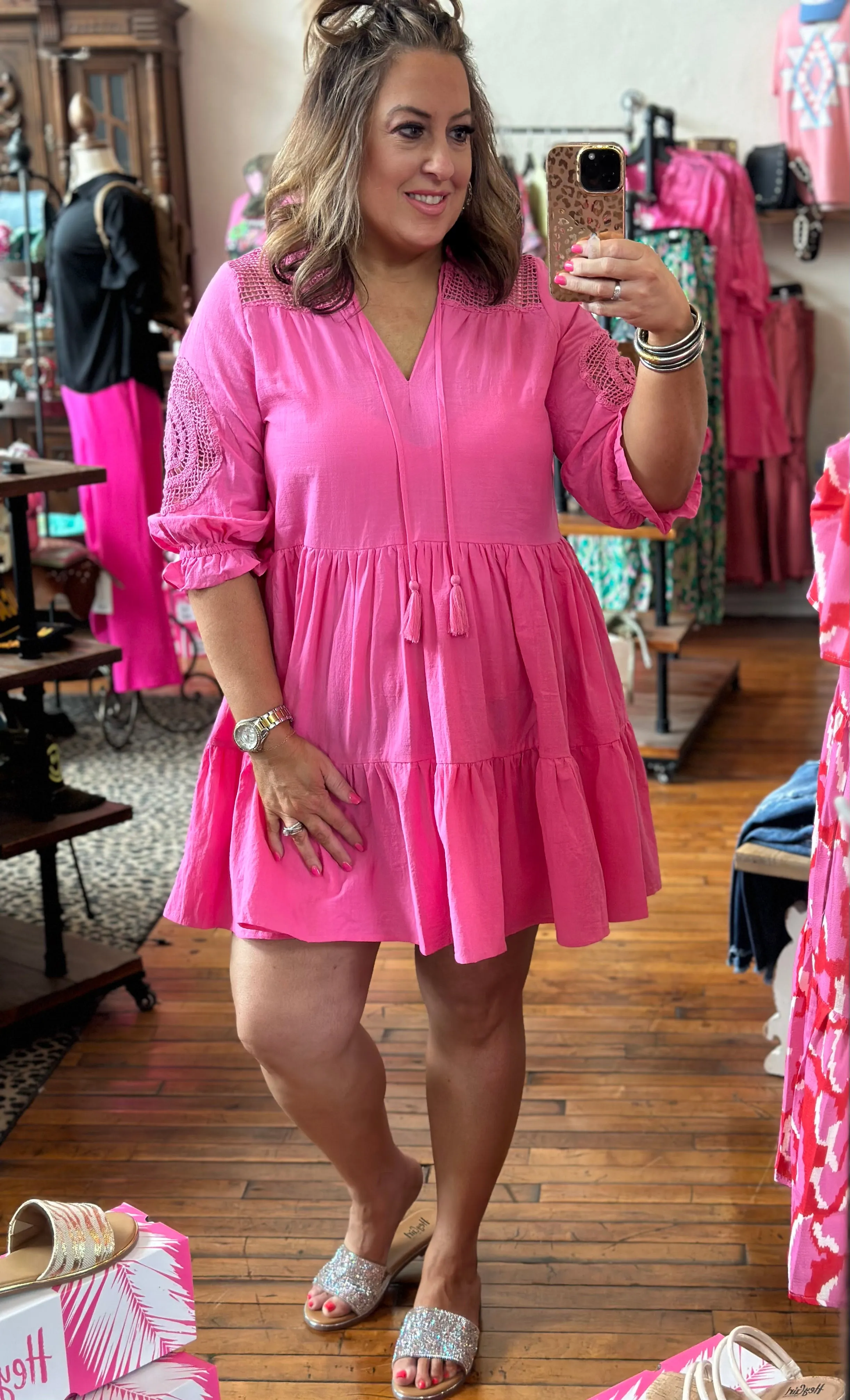 Pink Drift Away Dress