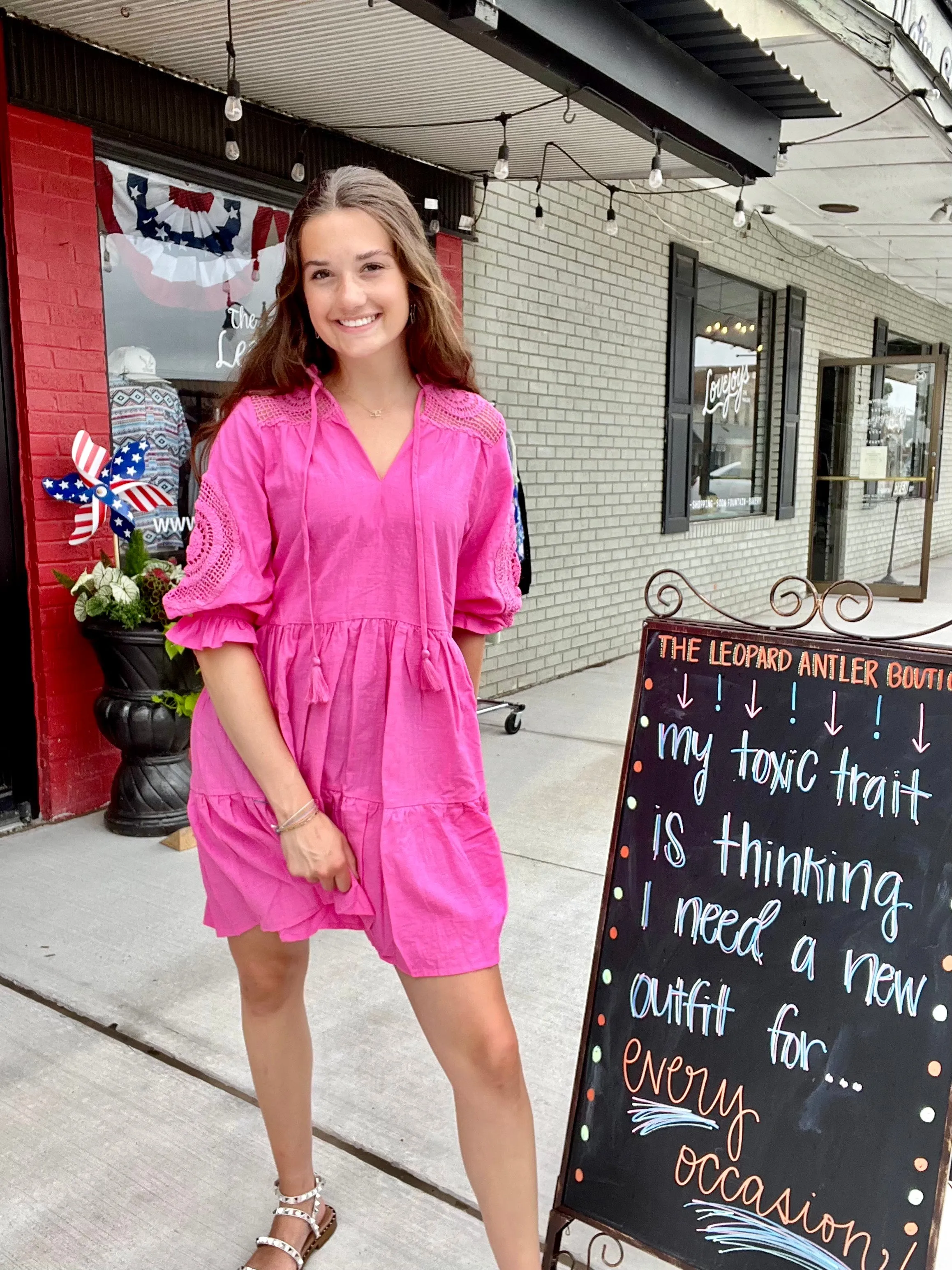 Pink Drift Away Dress