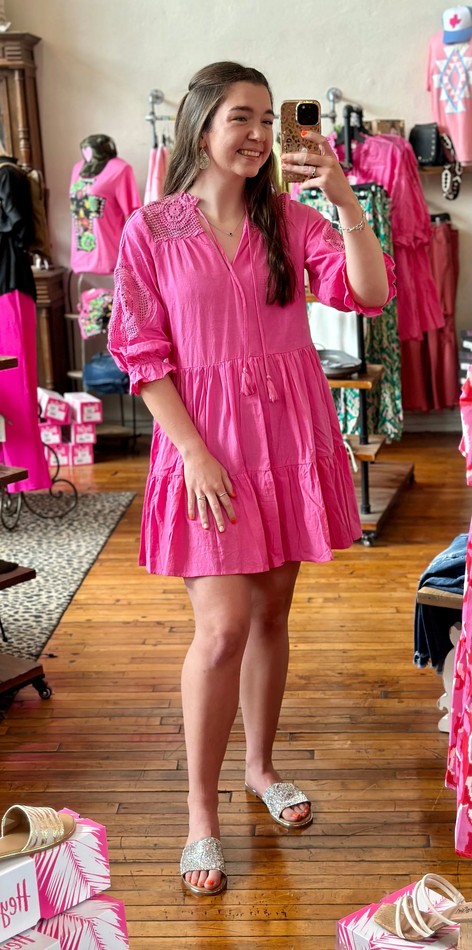 Pink Drift Away Dress