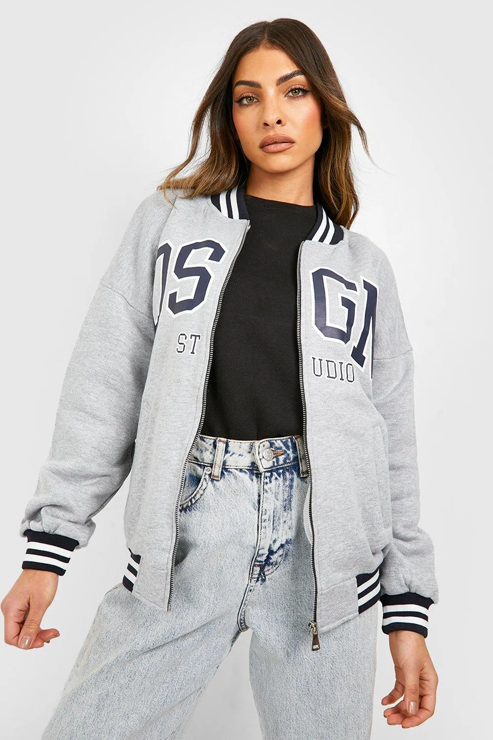 Dsgn Varsity Bomber Jacket