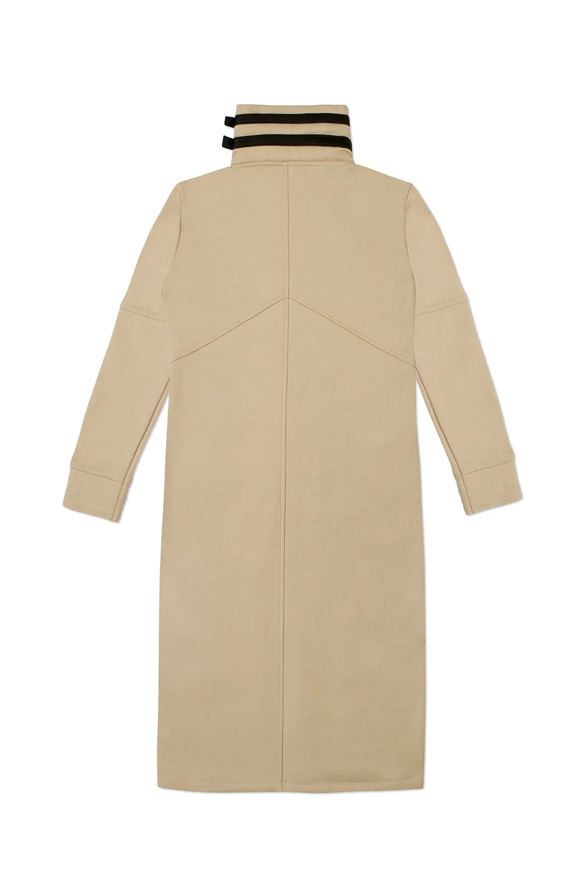 DUSTER COAT IN TAN FLEECE