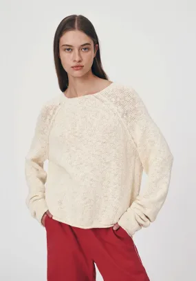 Elodie Knit Jumper - Creme