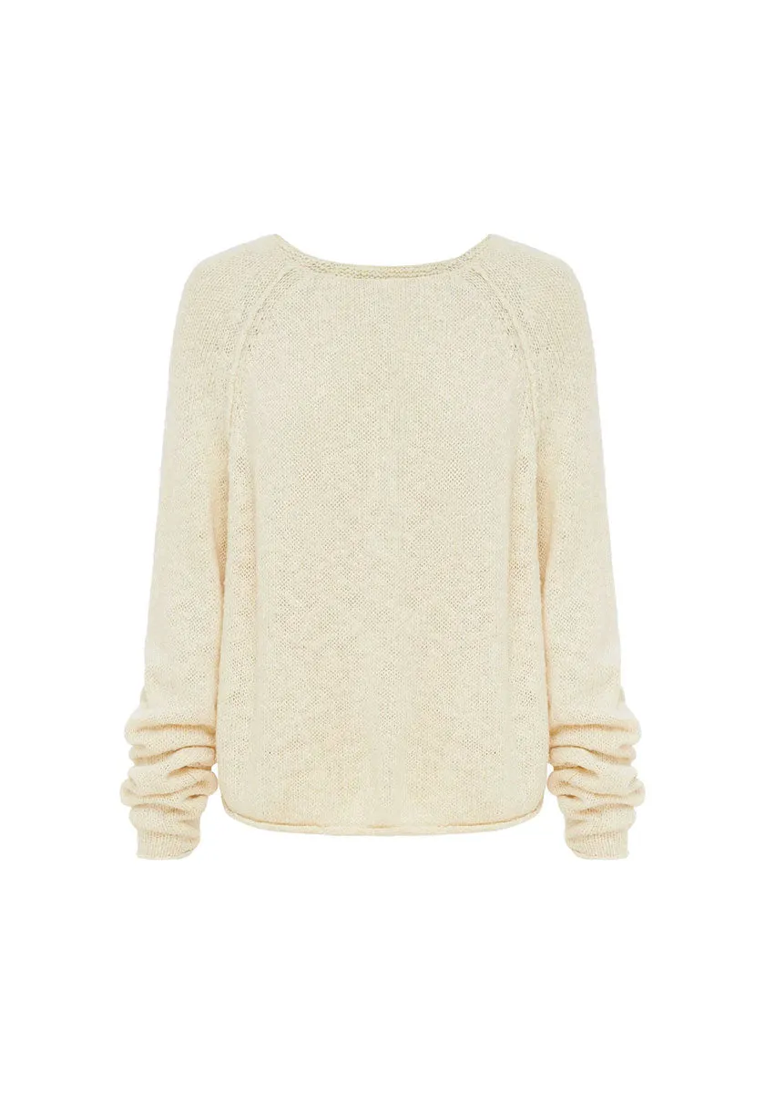 Elodie Knit Jumper - Creme