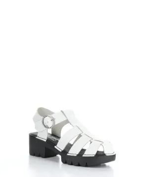 EMME511FLY 009 OFF WHITE Sandals with Round Toe