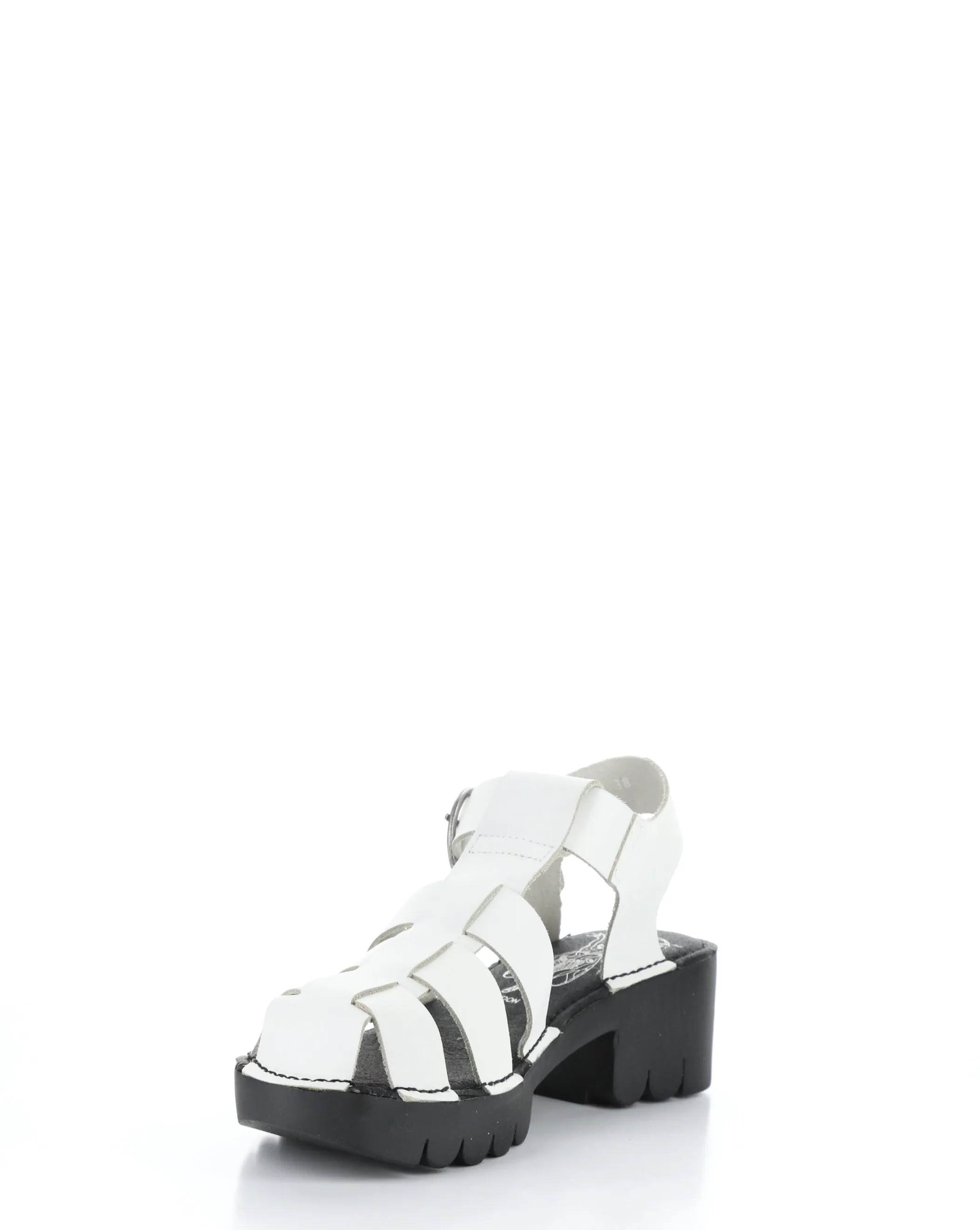 EMME511FLY 009 OFF WHITE Sandals with Round Toe